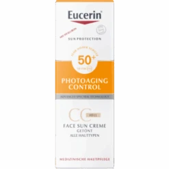 EUCERIN Sun CC Creme Getönt Hell LSF 50+