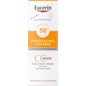 EUCERIN Sun CC Creme Getönt Mittel LSF 50+ 1 EUCERIN Sun CC Creme Getönt Mittel LSF 50+